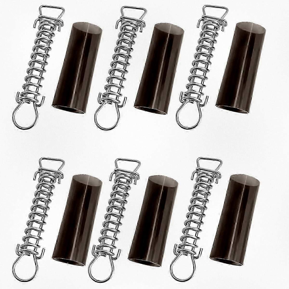6-Piece Pool Winter and Spring Cover Set with Protective Sleeves, D-Ring Fasteners, and Stopper
