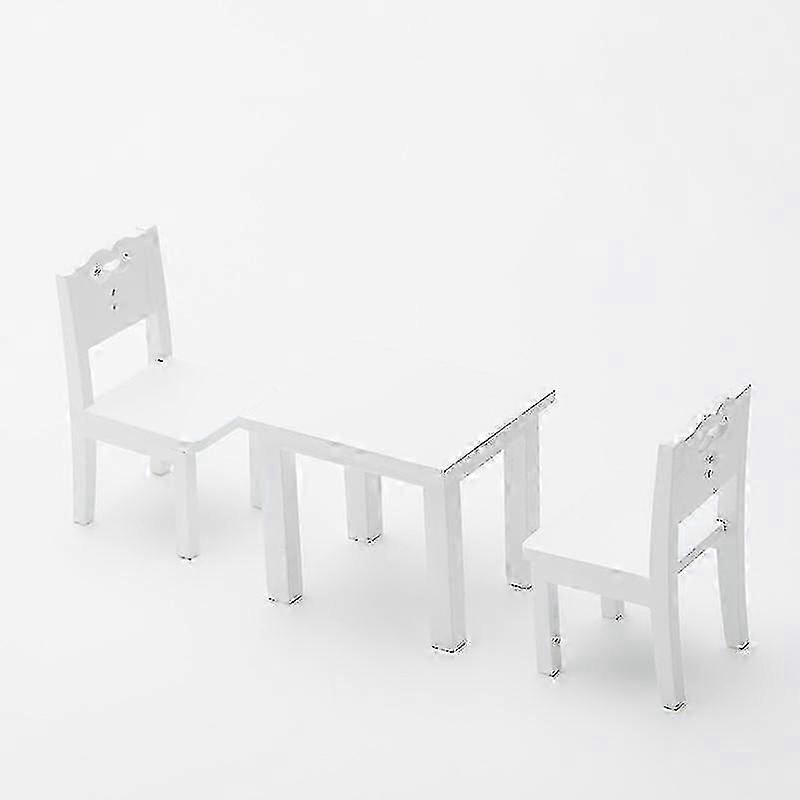 « Ensemble De 3 Pièces De Table Et De Chaise De Simulation De Meubles Pour Enfants (Jouet) Nouveaux Modèles »