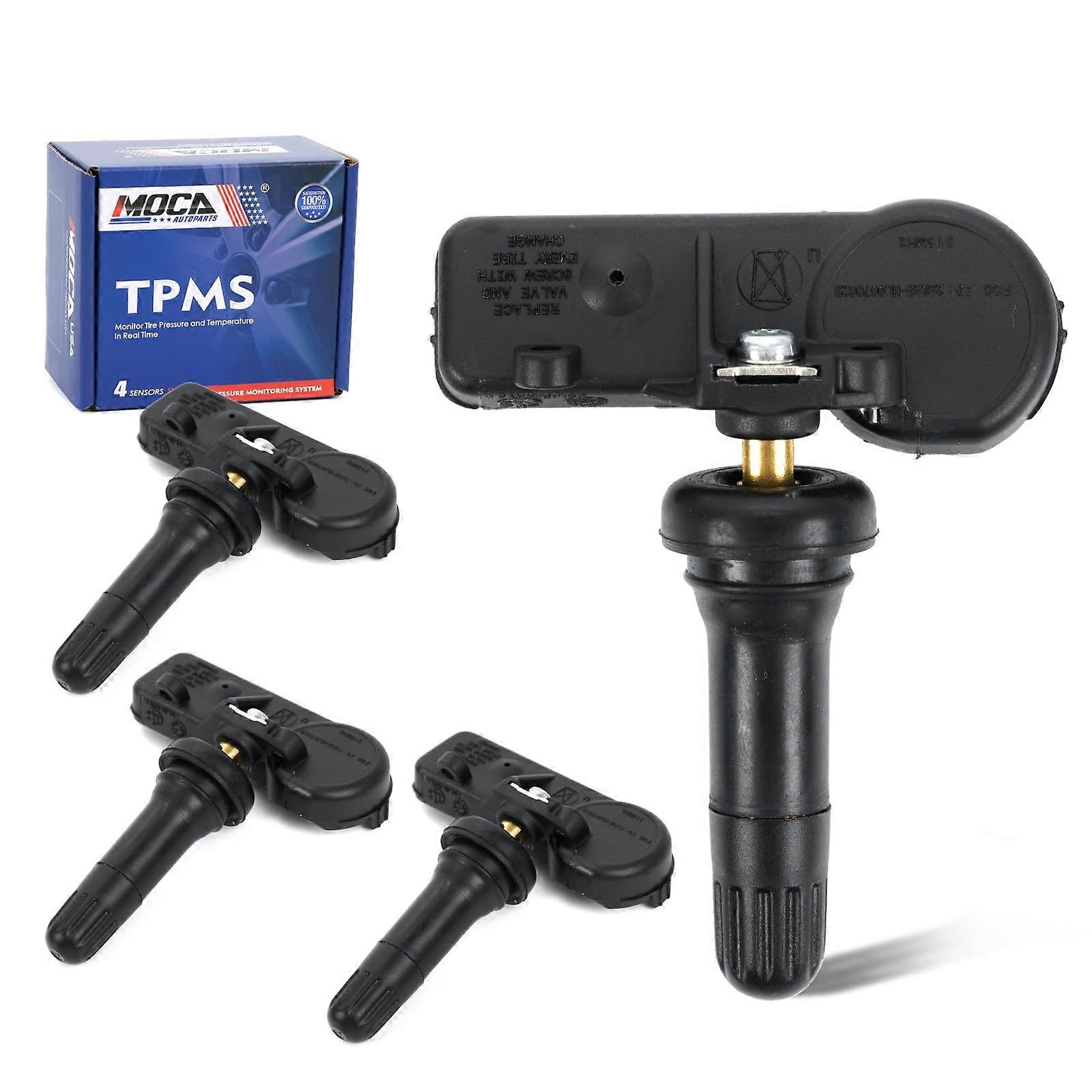 4PCS 315 MHZ Tire Pressure Monitoring System (TPMS) Sensor Kit Ford 2010 - 2015 Focus