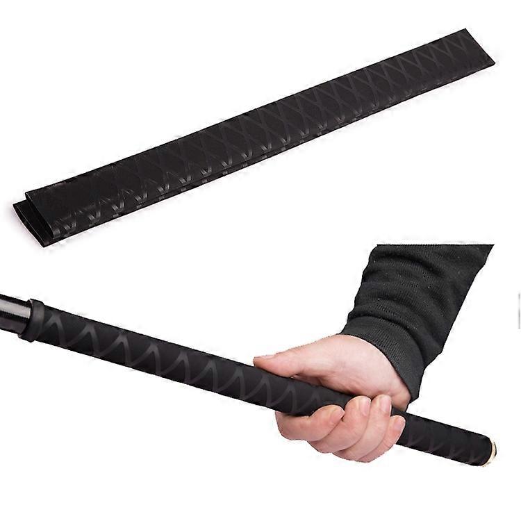 1m Fish Rod Heat Shrinkable Hand Handling Insulation Non-Slip Waterproof Sleeve, Specification: Diameter 22mm(Black)