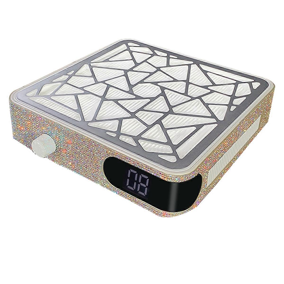 Professional Brushless Nail Dust Collector: Collector Multicolor