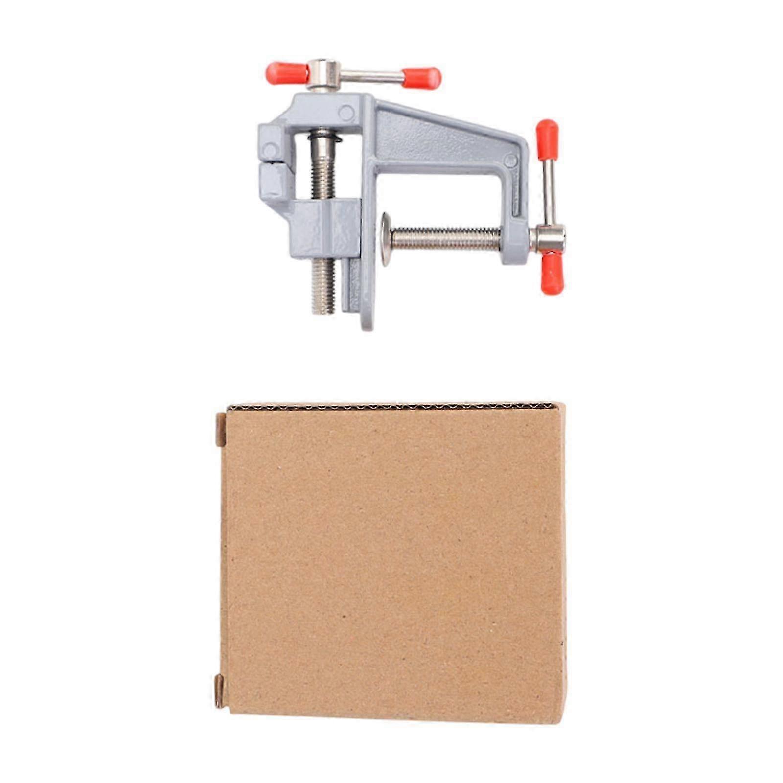 Compact Table Clamp Bench Vice for Precision Work on Small Parts, Electronics & Carving