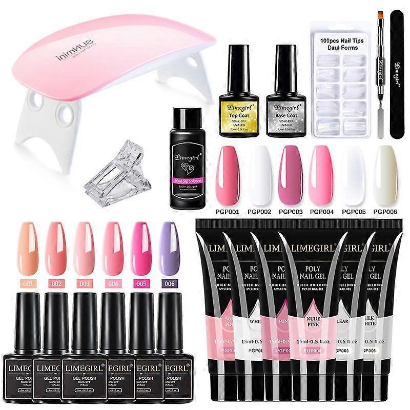 Nail Extensions Set Light Therapy Nail Polish Set