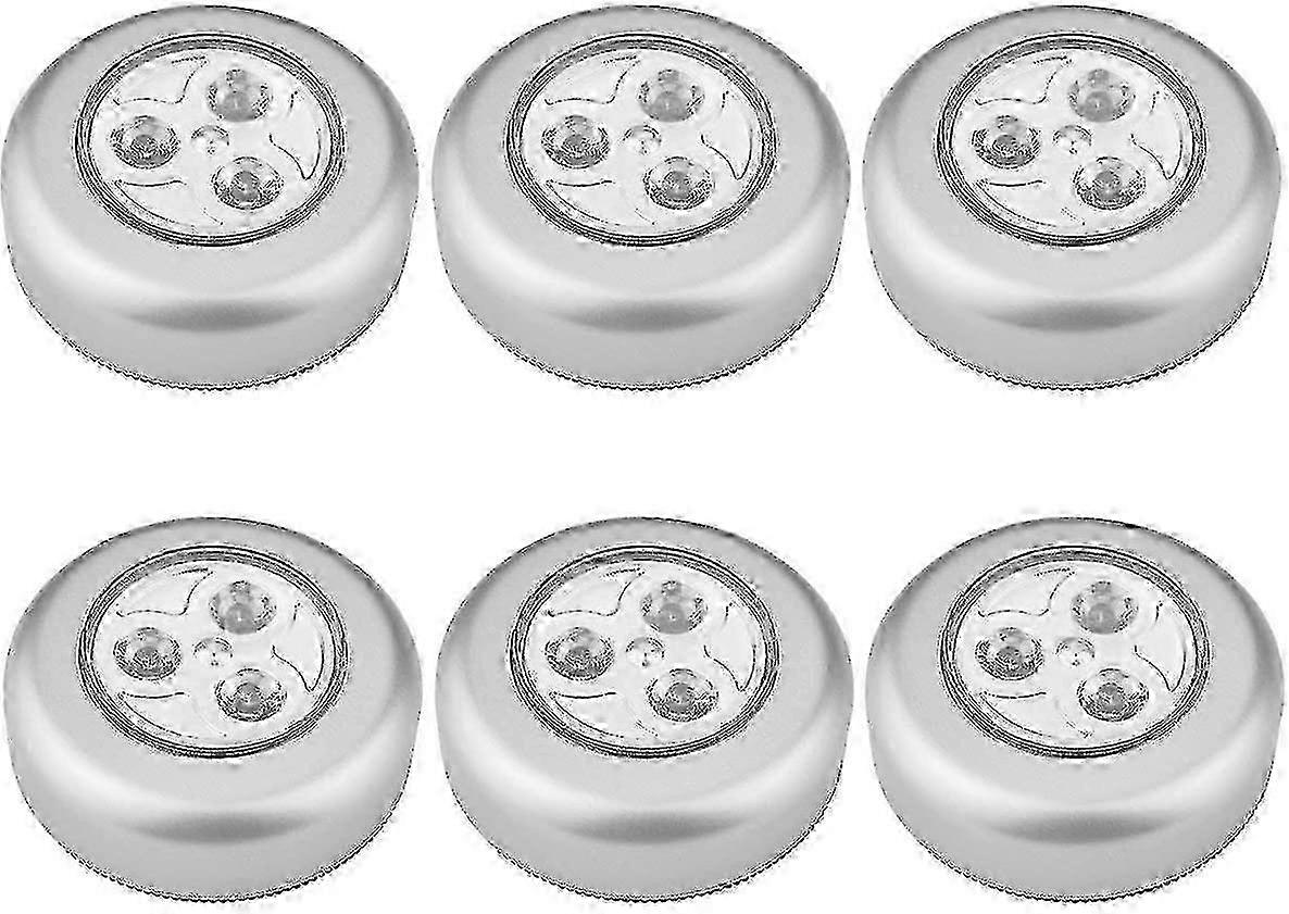 Touch Sensor Night Light for Under Cabinet and Wardrobe (6 Pack)