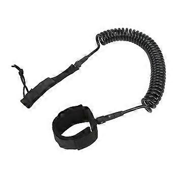 Adjustable Surfboard Leash - 12ft TPU Coiled Rope for Paddle & Longboards