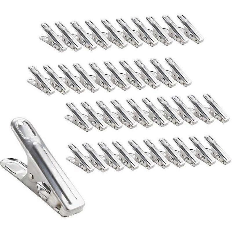 20 Pieces Stainless Steel Clothes Pegs Unbreakable Clips Wear-Resistant Does Not Rust