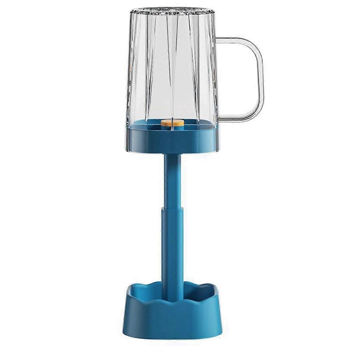 Toothbrush Holder with Tooth Brush Cup, for All Toothbrushes, Blue