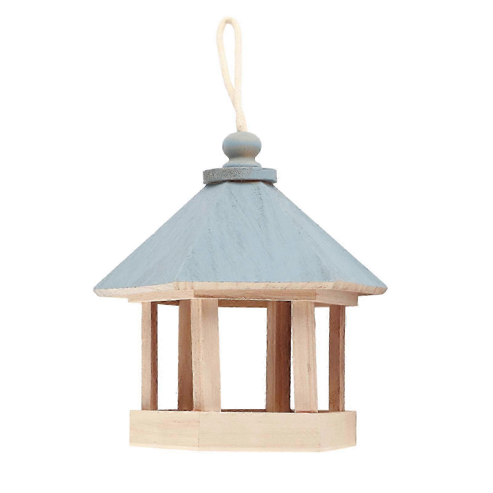 Mangeoire à oiseaux extérieure en bois pour jardin de parc