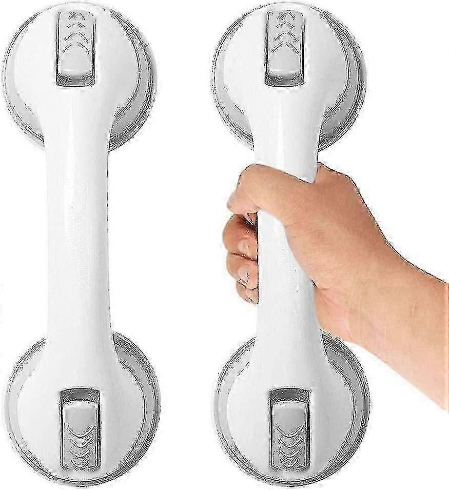 Suction Cup Grab Bar - Bathroom Support Handle - Portable Safety Grip With Suction Cup Mount And Qui