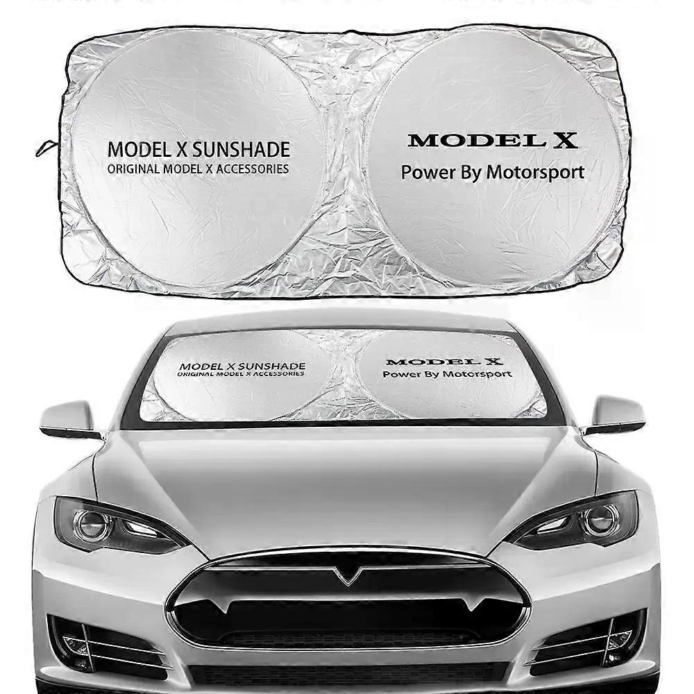 Car Windshield Sunshades Cover Sun Insulation UV Protection Suitable for Tesla Model 3 X S Y P100D SpaceX Window Sunshade Car Accessories