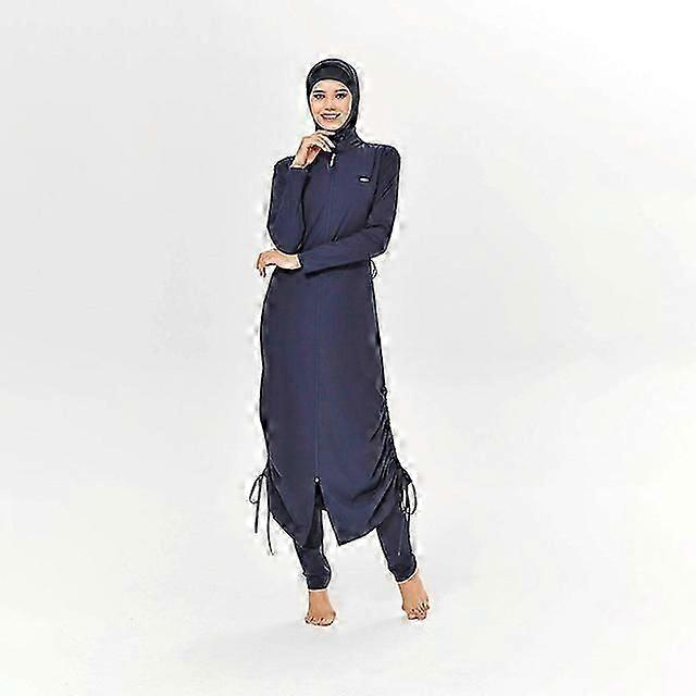3db muszlim szerény burkini fürdőruha Abaya fürdőruha nőknek Abayas hidzsáb iszlám hosszú ujjú teljes borító fürdőruha úszás