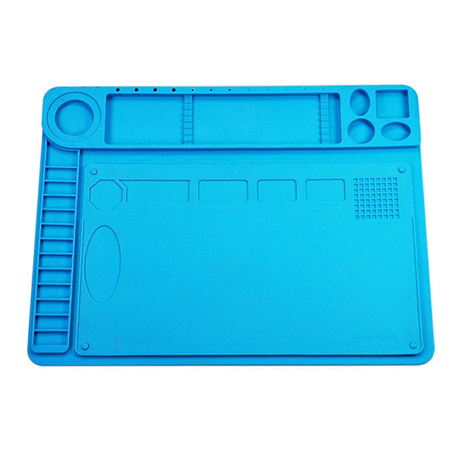 حصيرة مغناطيسية سيليكون حصيرة العمل لحام محطة حصيرة مقاومة للحرارة المضادة للكهرباء الساكنة لأجهزة الكمبيوتر المحمولة للهواتف الإلكترونية وشاهد إصلاح