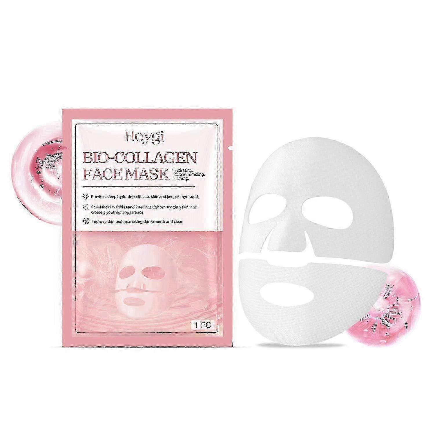 Hoygi Collagen Firming Mask Hydrates And Firms Soft, Delicate Skin, Removes Wrinkles And Anti-Wrinkl