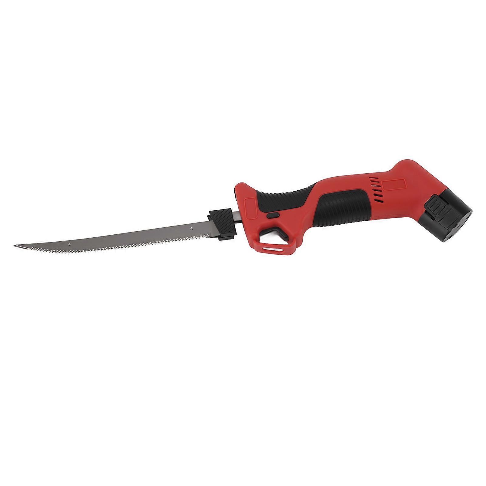 Coltello da filetto elettrico senza fili con 4 lame Impugnatura antiscivolo Pratico coltello elettrico ricaricabile da borsetta per la pesca Spina UE 100-240V 