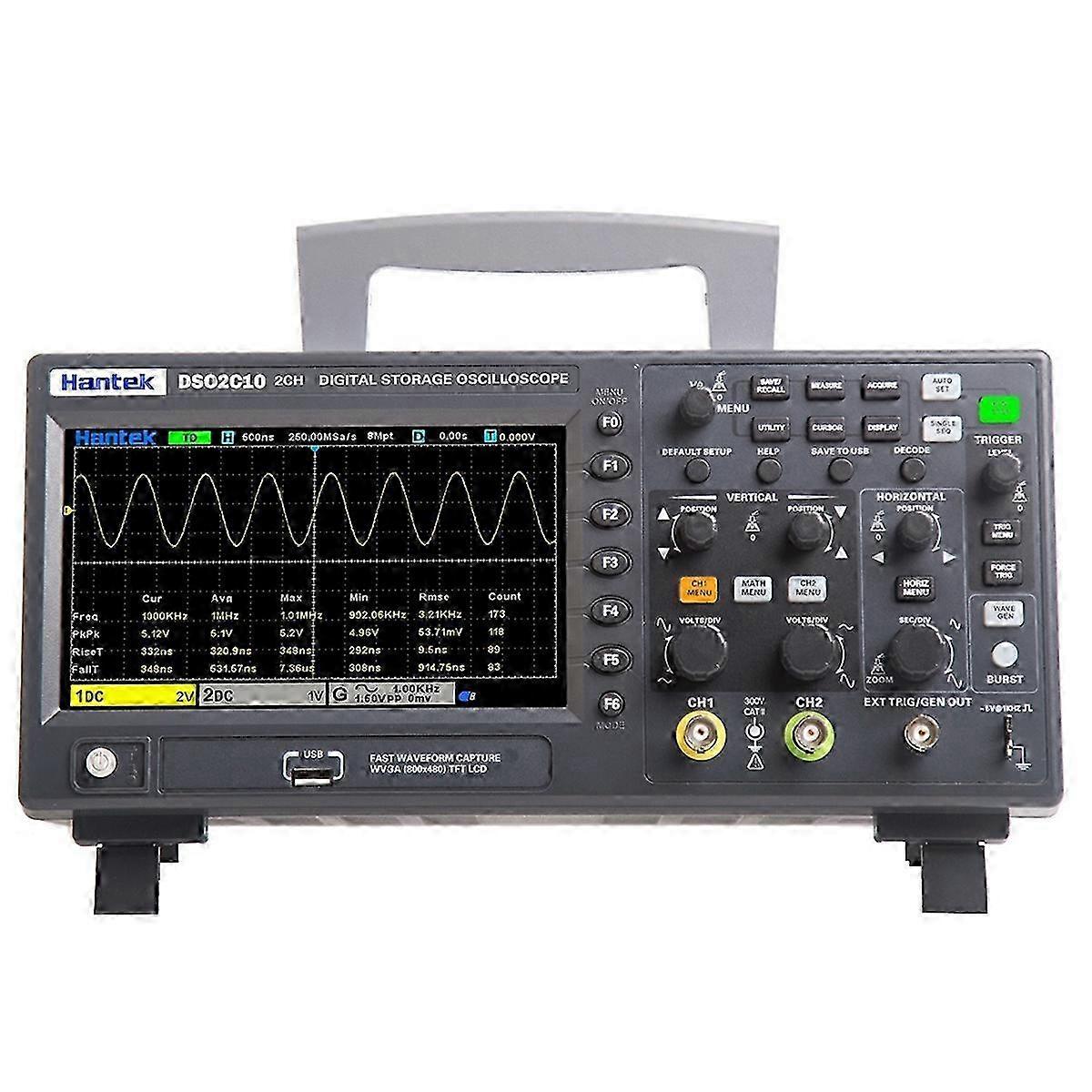 Dso2c10 Digital Meter 2 Channels 100mhz/150mhz Bandwidth 1gsa/s Sample Rate
