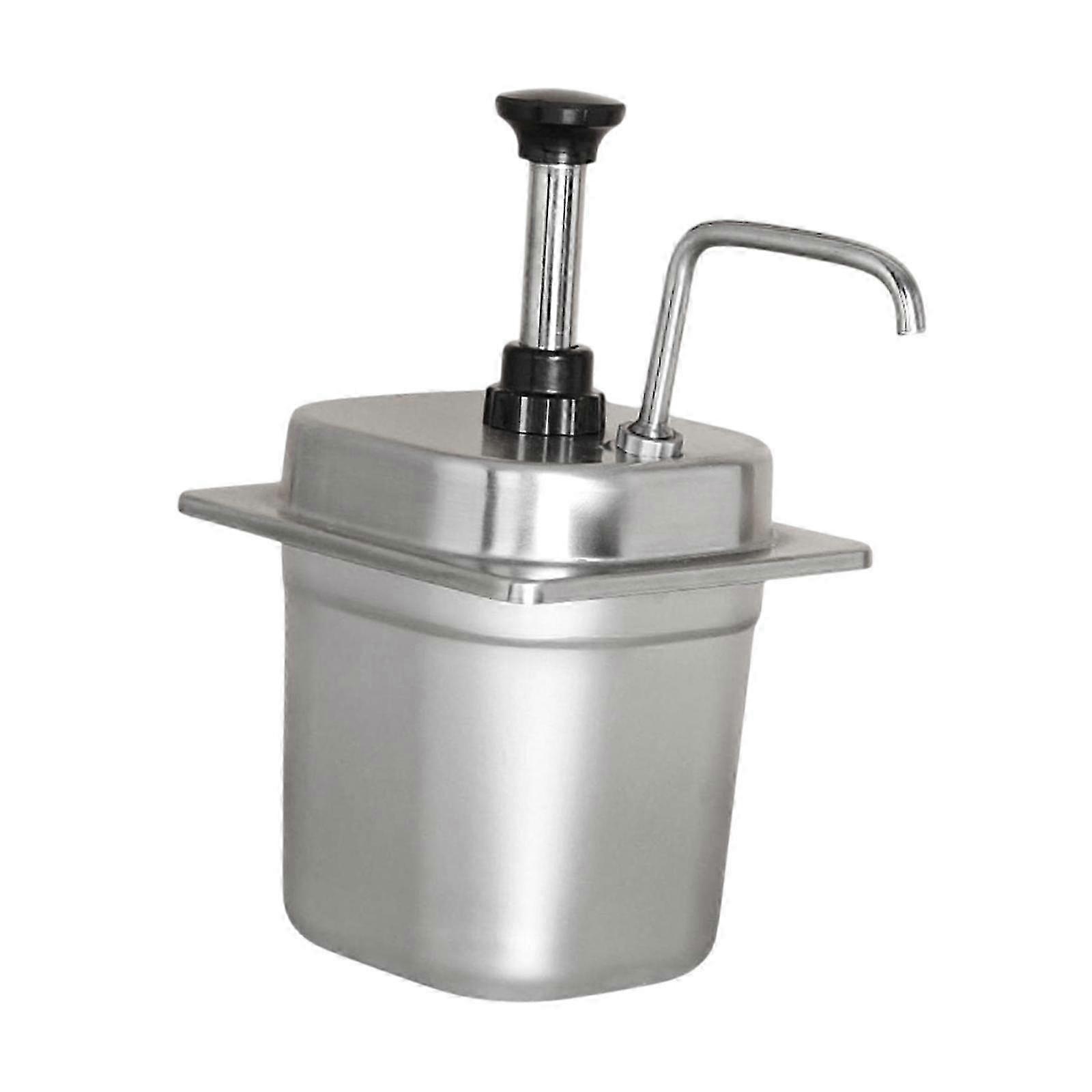 2.3L Condiment Pump Dispenser for Ketchup and Other Sauces Suitable for Various Brands in the Kitchen
