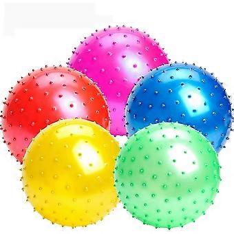 8.6 tommer 5 pakke sensoriske bolde med pumpe oppustelige knobby bolde Hoppende kræsne massagebolde til småbørn Sports legeplads Blød taktil indendørs udendørs