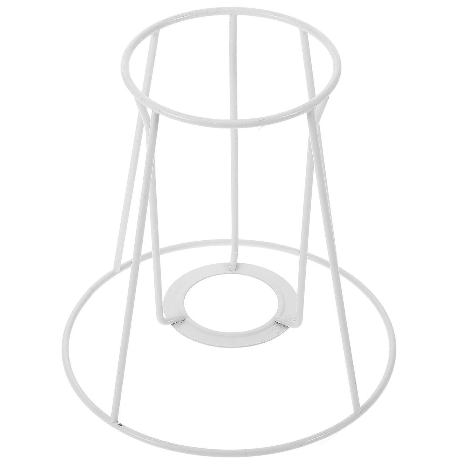 Sturdy DIY Metal Lamp Shade Frame with Wire Bracket for Table Lamps – Smooth Edges, Decorative, Easy to Match Home, Office, and Cafe Lighting