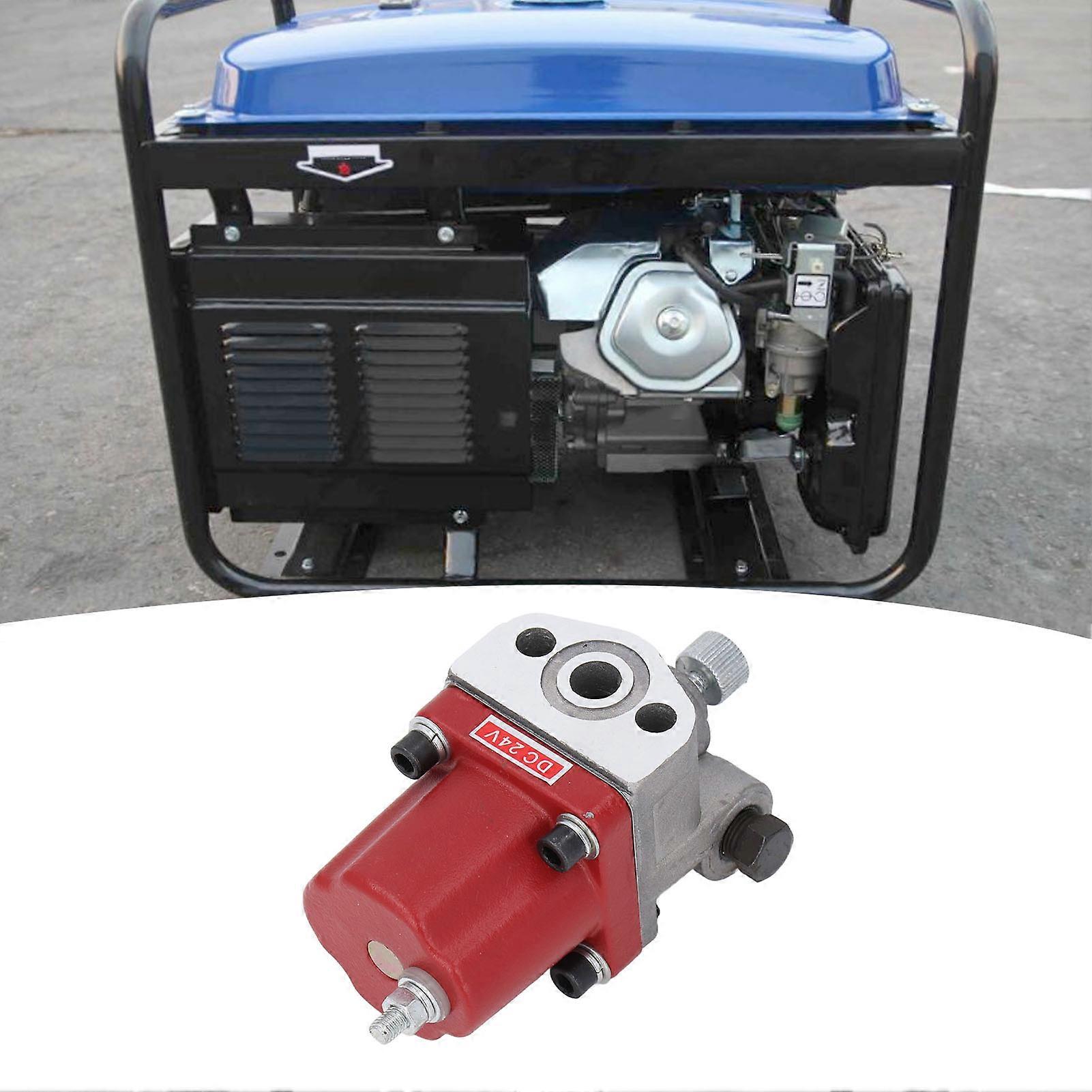 ディーゼル発電機用燃料シャットオフソレノイドバルブ3018453 1/3インチインターフェース24V燃料ストップソレノイド