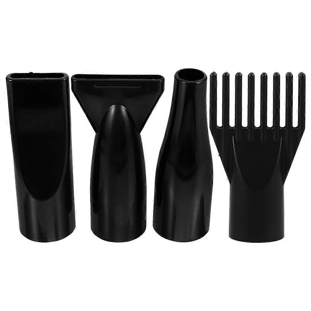 4pcs Durable ABS Hair Dryer Nozzles for Pet Grooming & Hair Styling – Diffuser & Concentrator Attachments for Easy Hairdressing