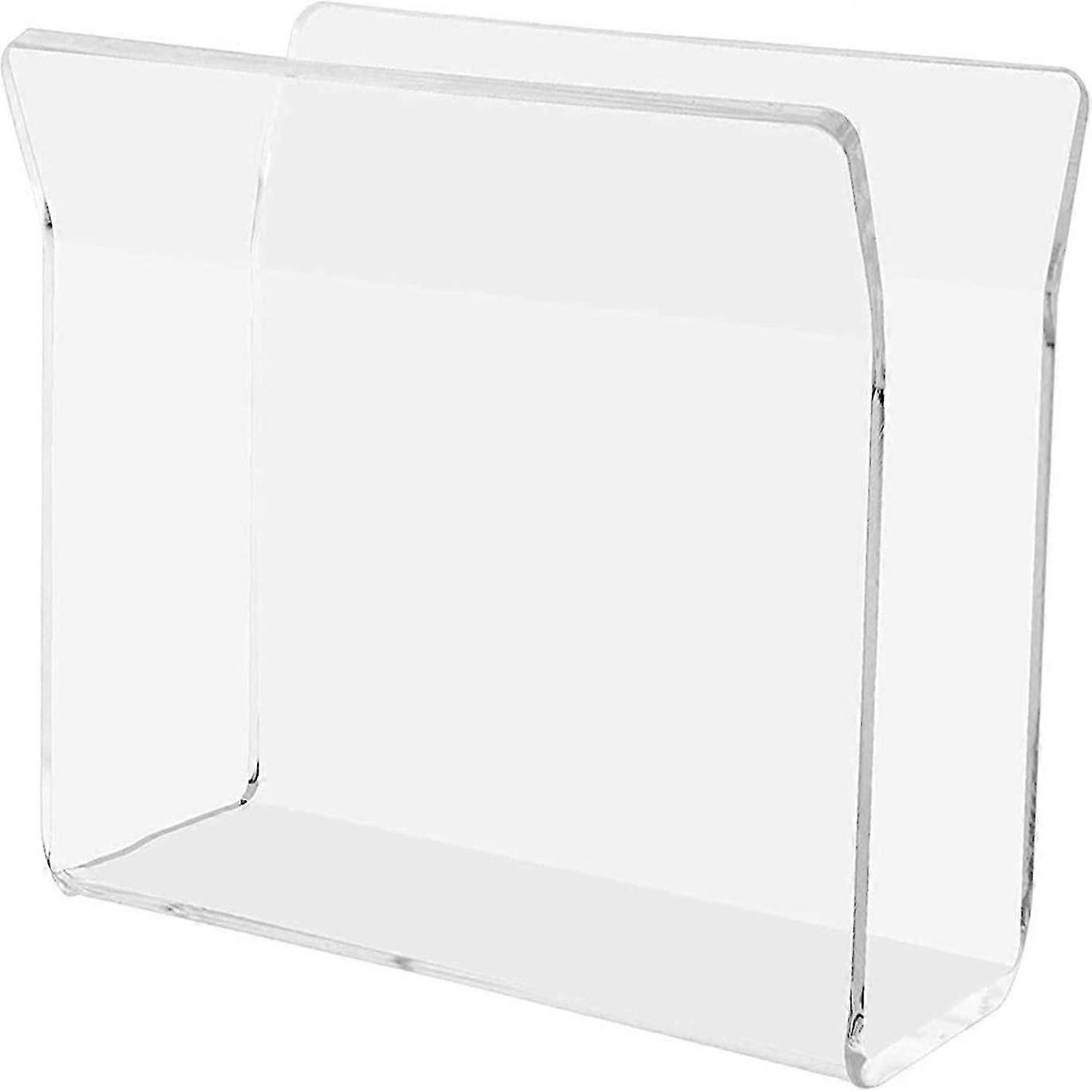 Épaississement acrylique en forme de U cristal transparent porte-serviettes