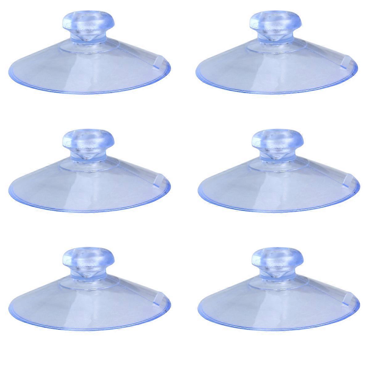 Glass Table Suction Cups Clear PVC Sucker Hanger Office Attachment 4.5cm 100Set