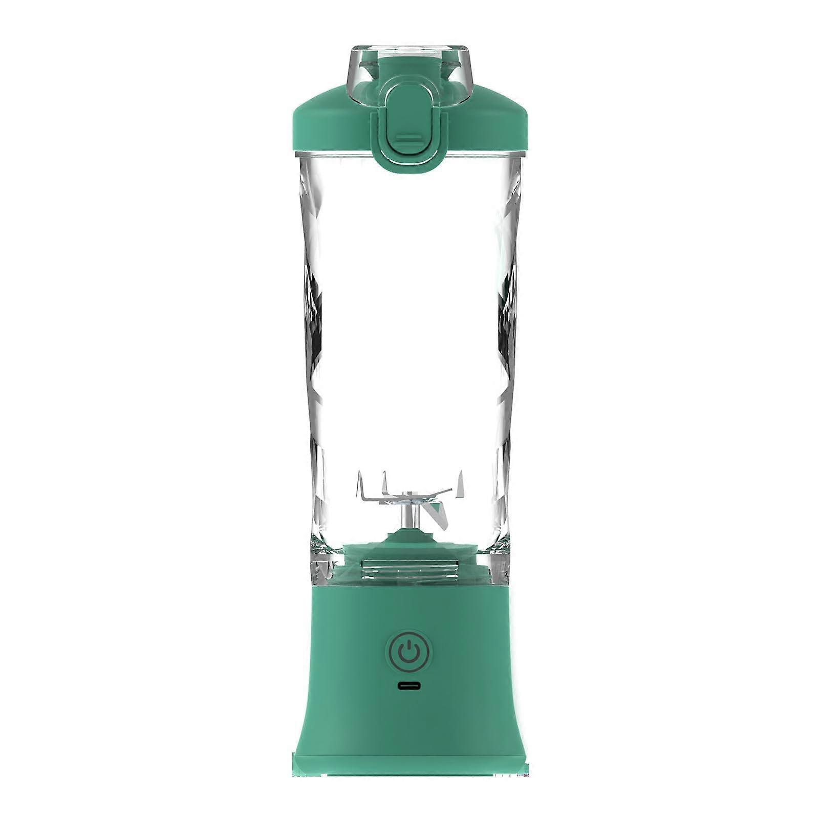 600 ml smoothie blender, portable, rechargeable, rechargeable via USB, with highspeed motor, mixing cup for protein shakes and juices, multicolored