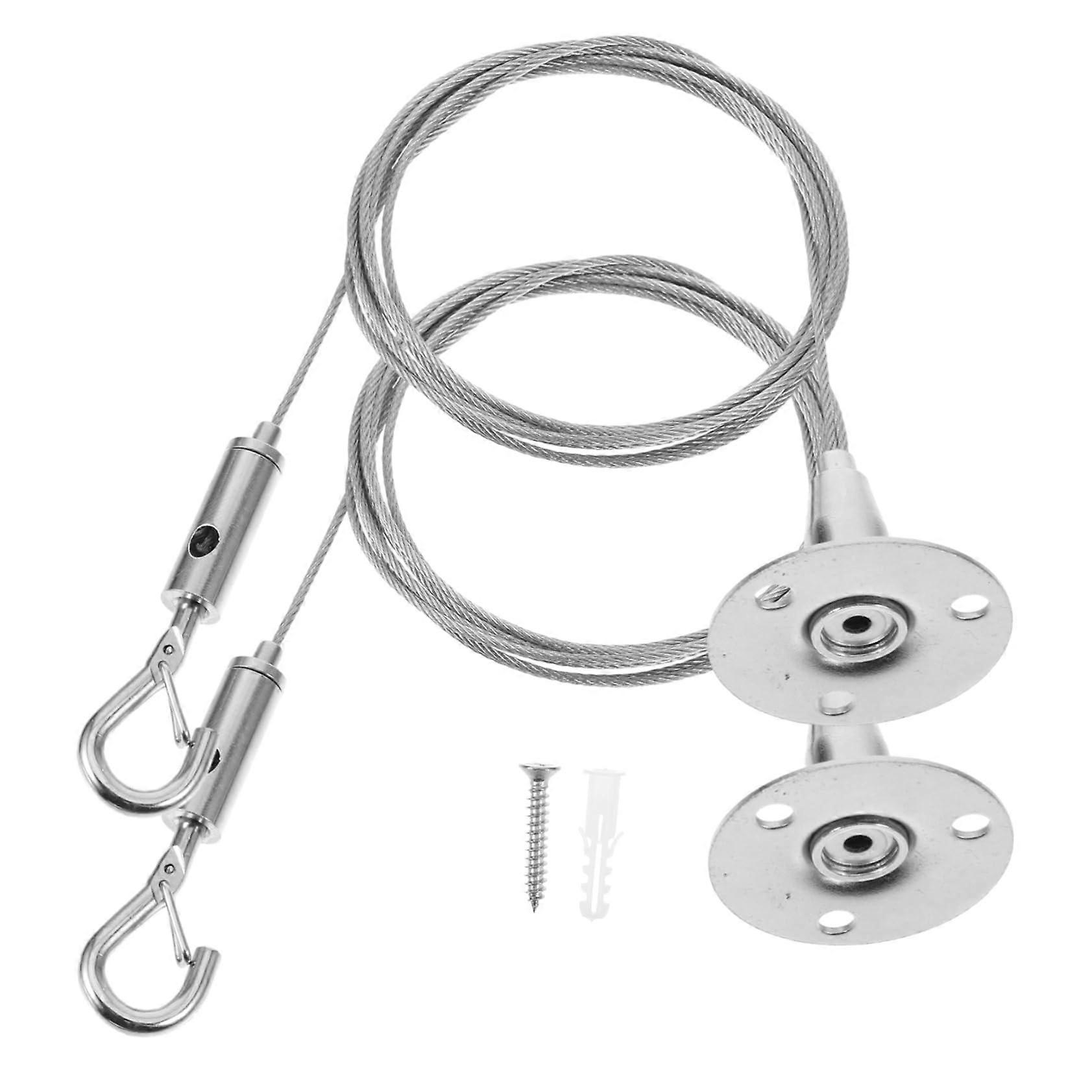Hanging Picture Frame Hanger Stainless Steel Cable Set for Picture Rail