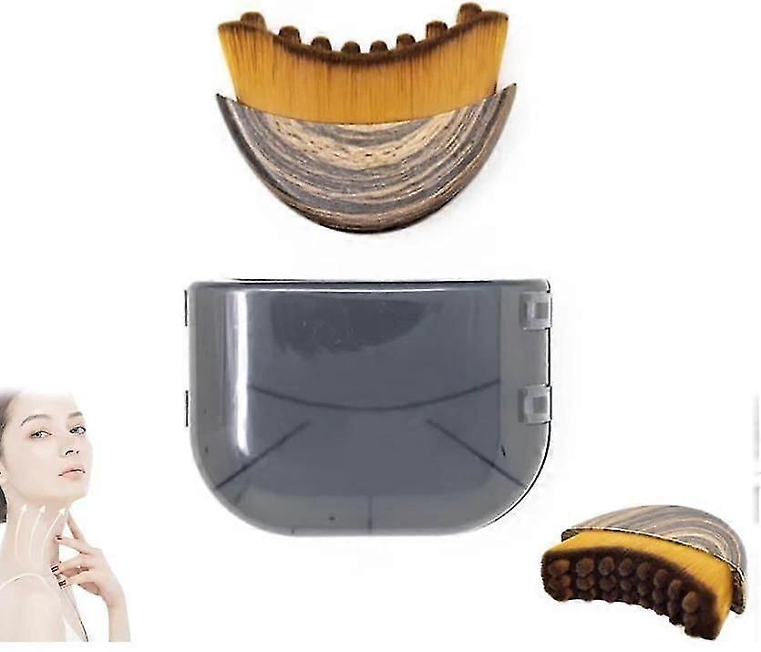 Lymphatic Contour Face Brushes, Dry Brushing Face Brush, Lymphatic Drainage Massager vxz
