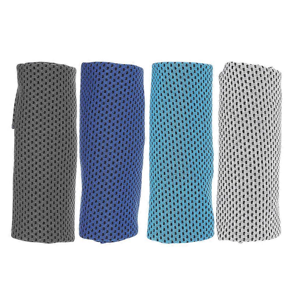 Cooling Yoga Towel Sports Design Quick Drying Sweat Absorbing 4Pcs