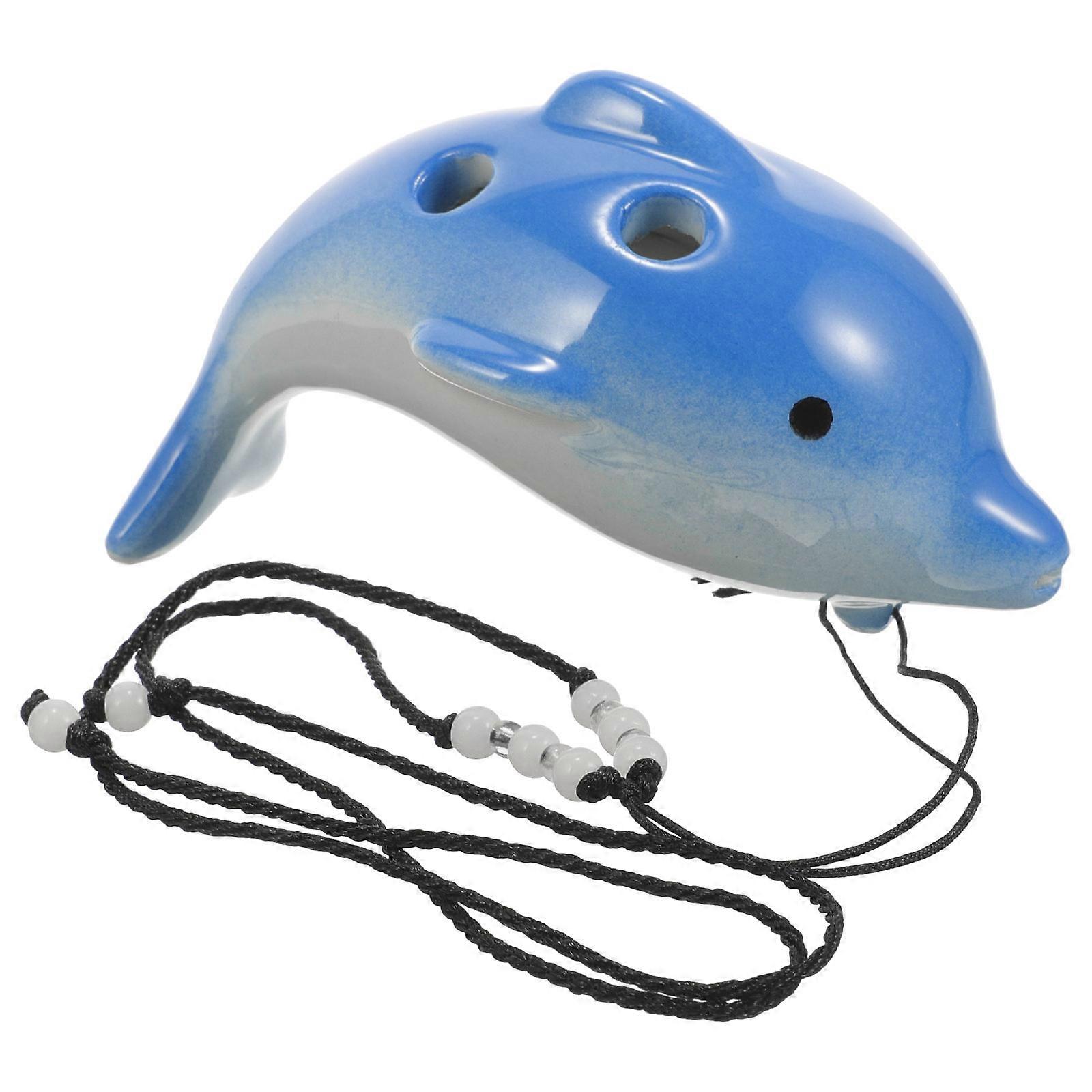 Cute Dolphin Ocarina – Portable Musical Instrument for Beginners, Perfect for Festivals and Special Occasions
