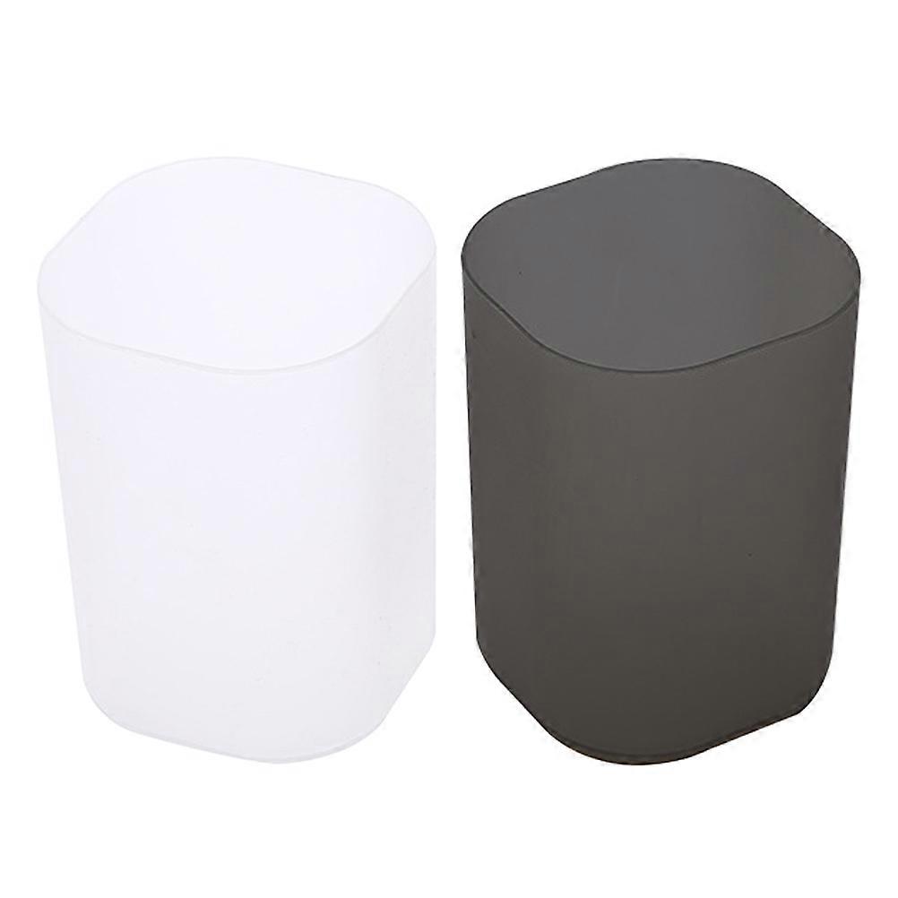 Here's a refined and professional product description for the item you mentioned:
**2pcs Pen and Pencil Organizer – Frosted Desk Holders with