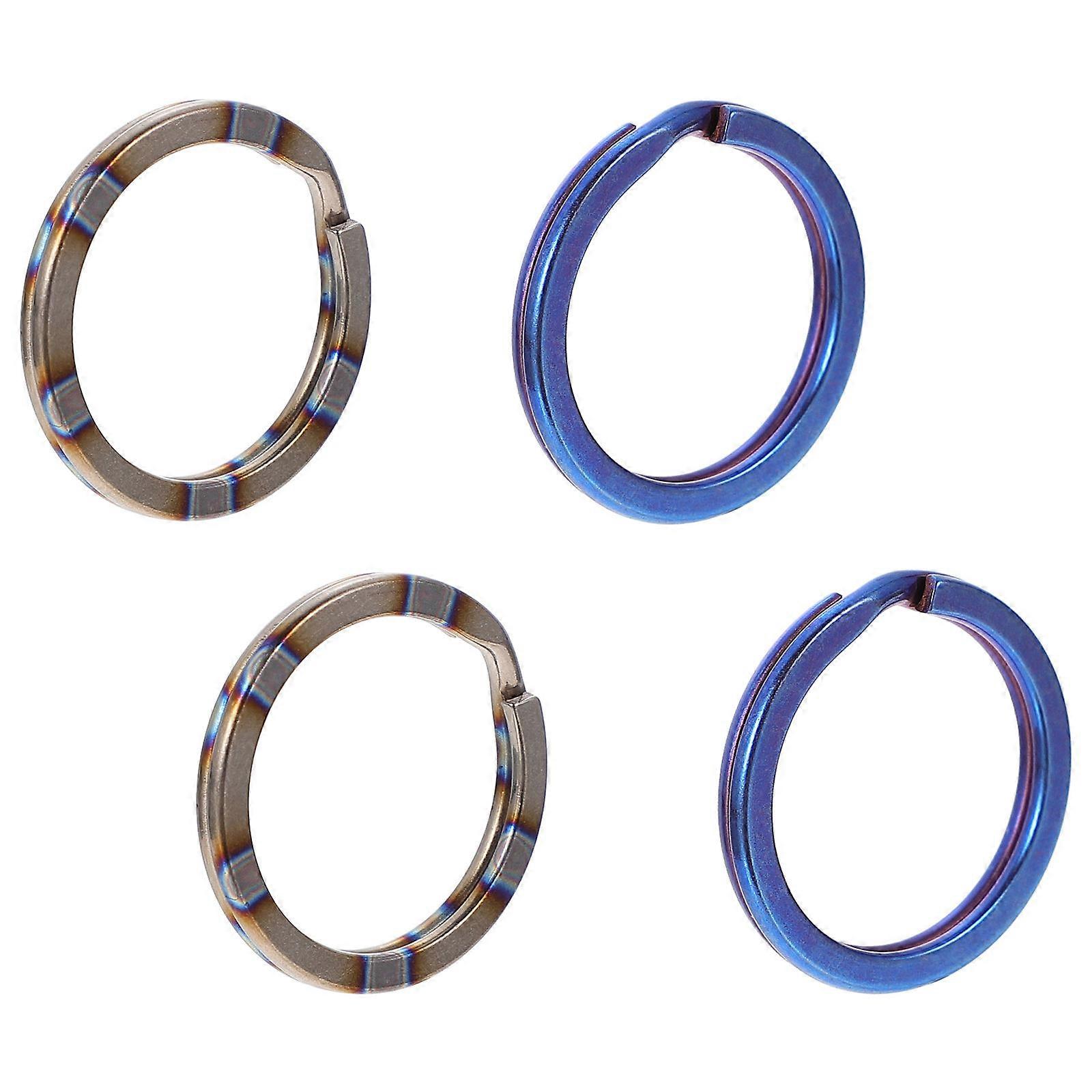 Split Rings For Keychains Split Keychain Ring Flame Pattern Bags Other Wonderful Objects