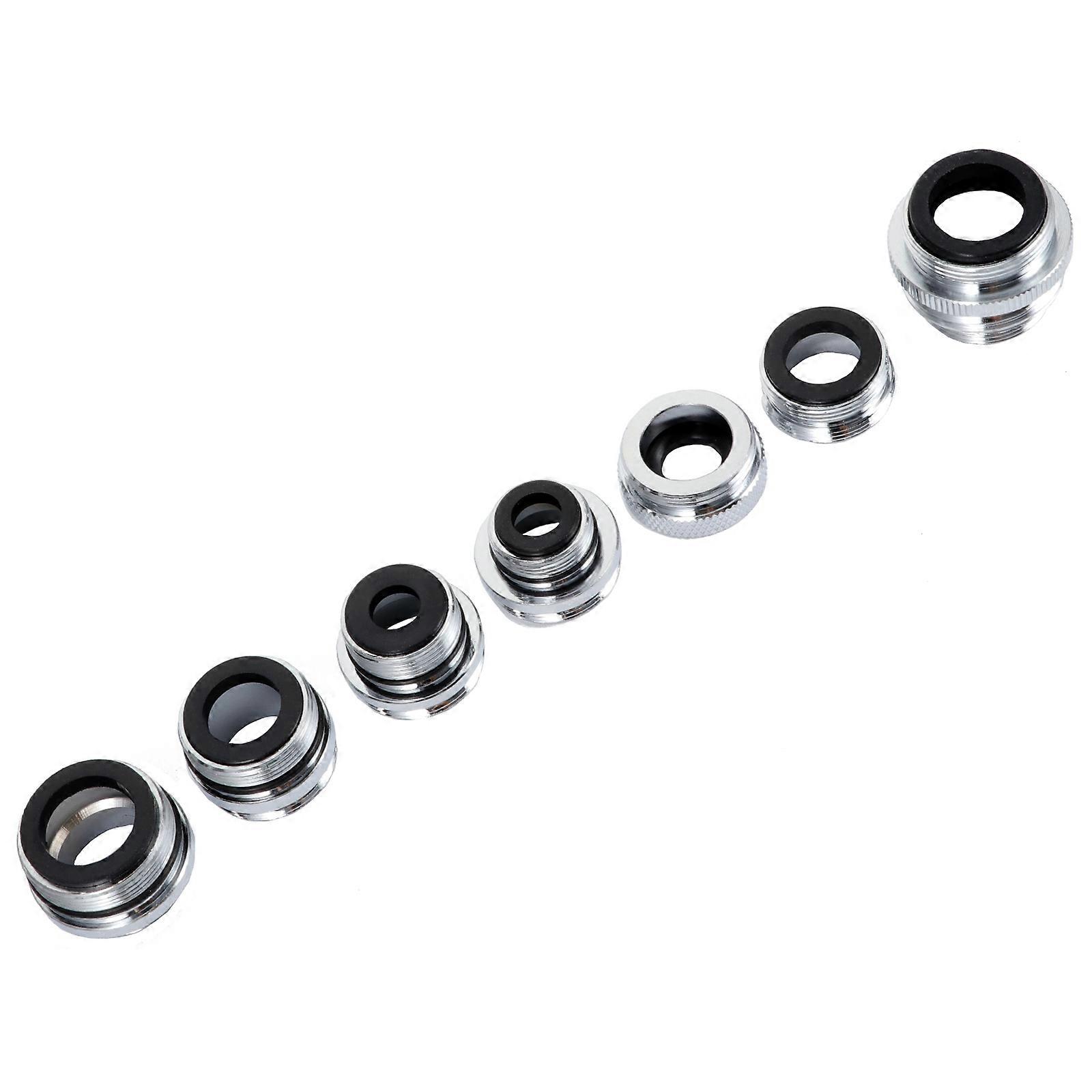 7pcs Brass Faucet Adapter Set for Garden Hose – Quick Connect Male/Female Hose Connectors Compatible with Water Filter, Durable Outdoor Gardening