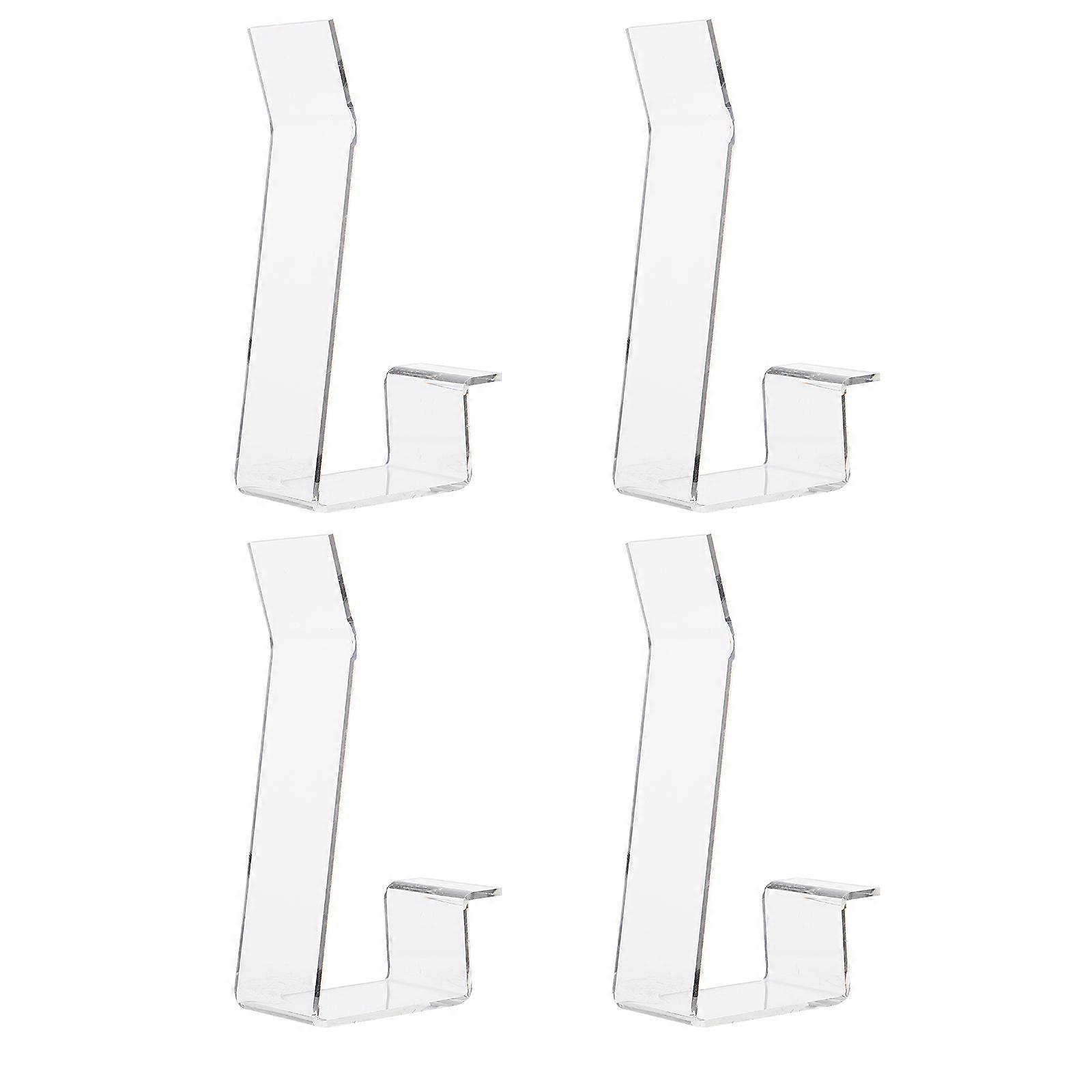 Shoes Display For Store Shoes Rack Acrylic Transparent 4Set