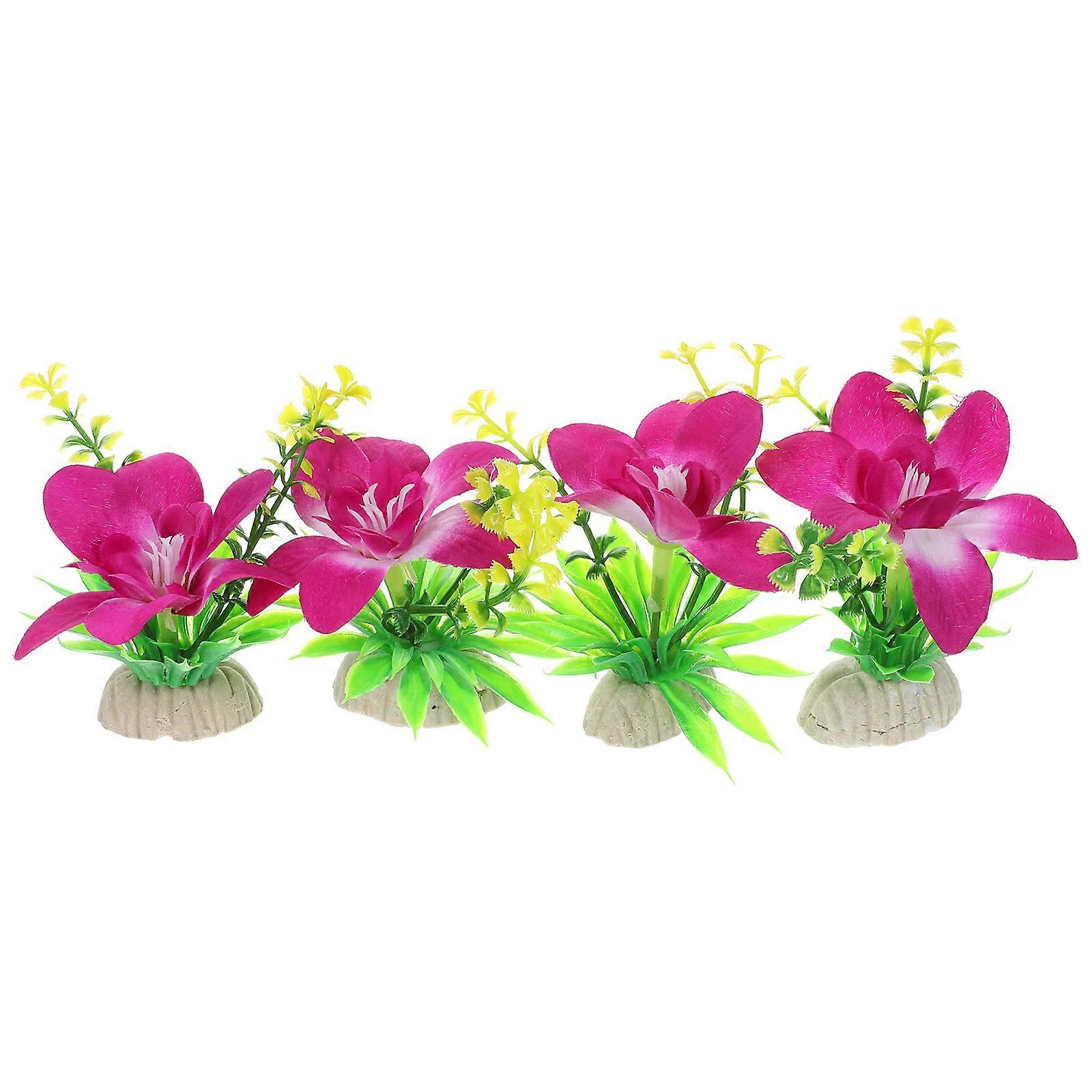 Sushi Plate Flower Japanese Table Decorations 4Pcs