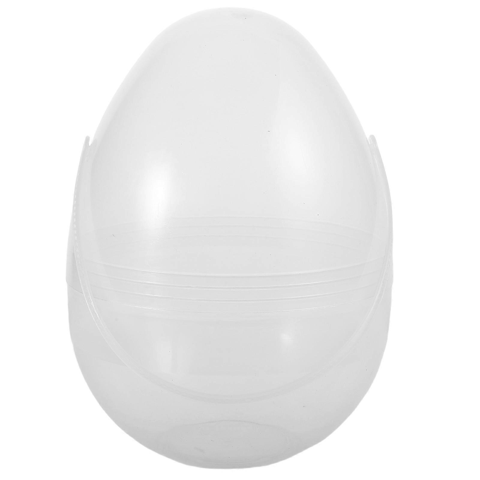 Transparent Fillable Sphere Easter Egg Storage Box Portable for Small Items and Festive Events 1Pcs