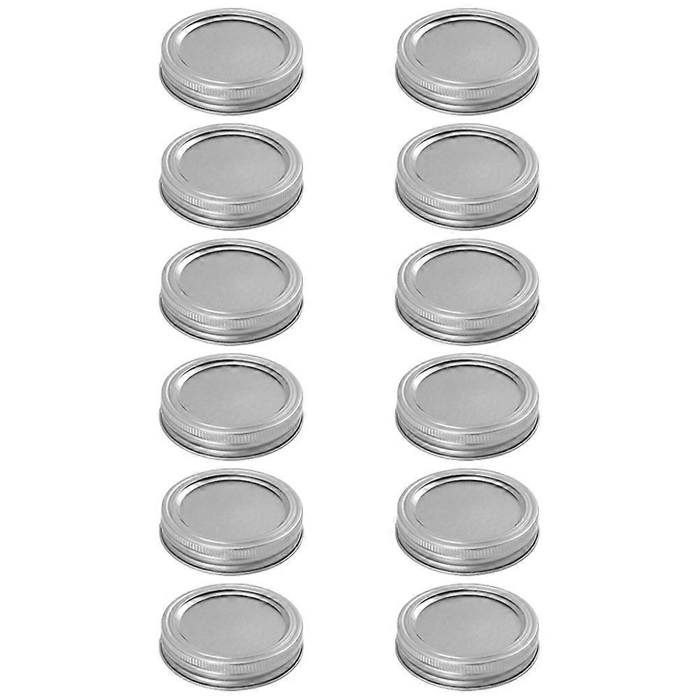 Regular Mouth Lids Metal Cap for Canning Jar 2.8X2.8X0.6in Sealing 1Set