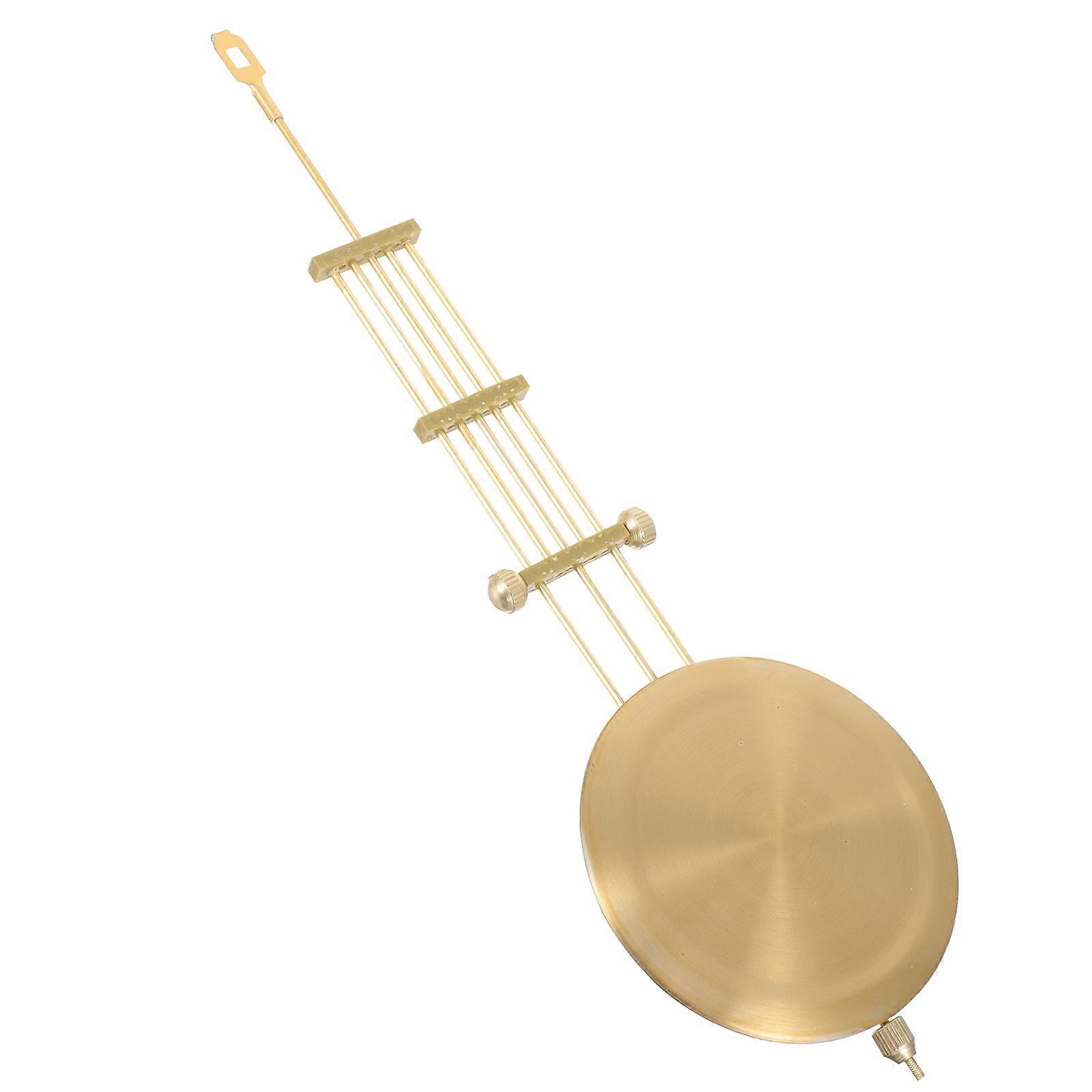 Pendulum Replacement Parts Metal Pendulum for Clocks Golden 29.50x8.80cm DIY Clock Making 1Pack