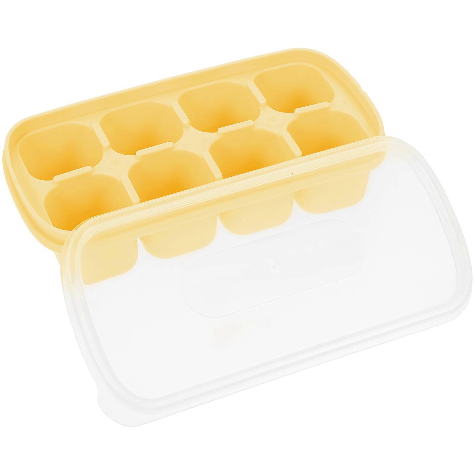 Ice Cube Tray Square Ice Cube Mold For Home Kitchen Non-stick Easy Release 1Set