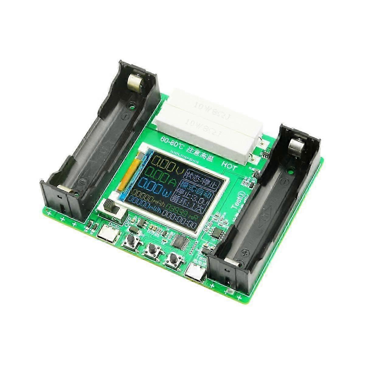 18650 Lithium Battery Capacity Tester Module MAh MWh Type C Digital Battery Power Detector Module T