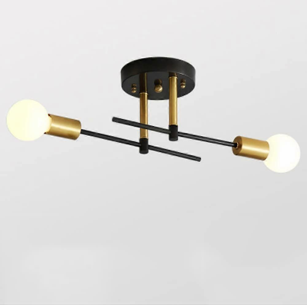 Modern chandelier 6light vintage black ceiling lights semiflush mount E27