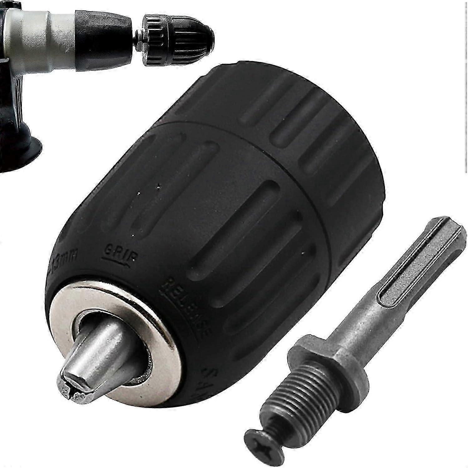 Keyless Drill Drill Adapter Chuck Adapter Chuck With Adapter Quick Drill Chuck Hex Shank Adapter Quick Adapter Change For Lathes And Drill