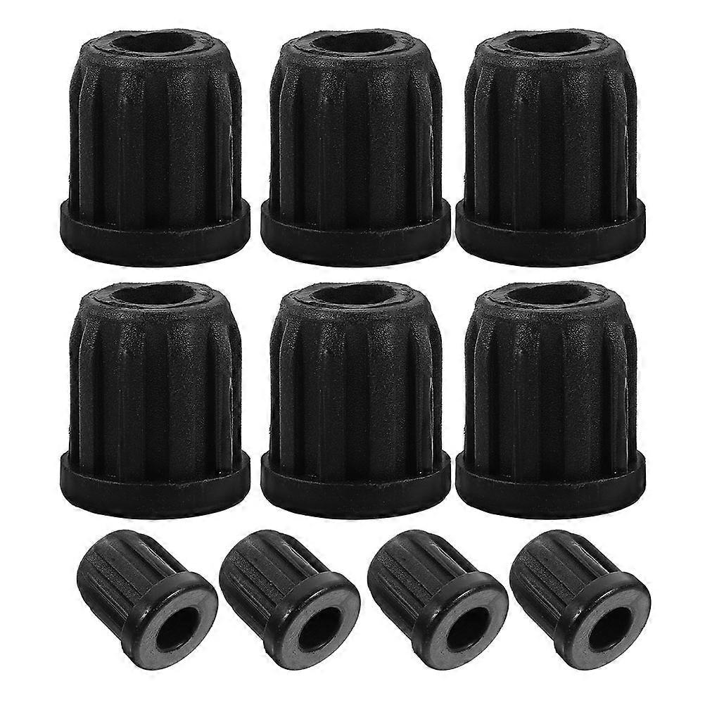 Plastic Caster Socket Inserts Furniture Assembly Prevent Breakage 2.50X2.50X2.50CM 10Pcs