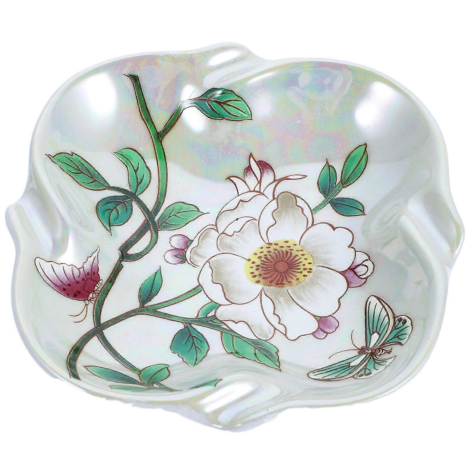 Container For Soap Ceramic Soap Holder Long-Term Soap Storage 4.7×4.7×1.1in 1Pcs