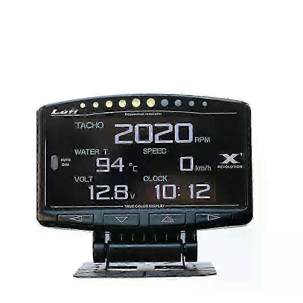 Smart Digital Multi-Function Obd Obd2 Meter Gauge Compatible with Various Car Models - English Version