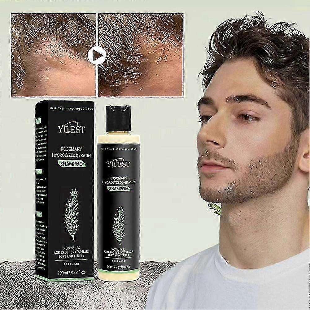 Rosemary Hair Strengthening Shampoo  Control Oil Anti Hair Loss Strengthening Root Shampoo for Long Short Hair