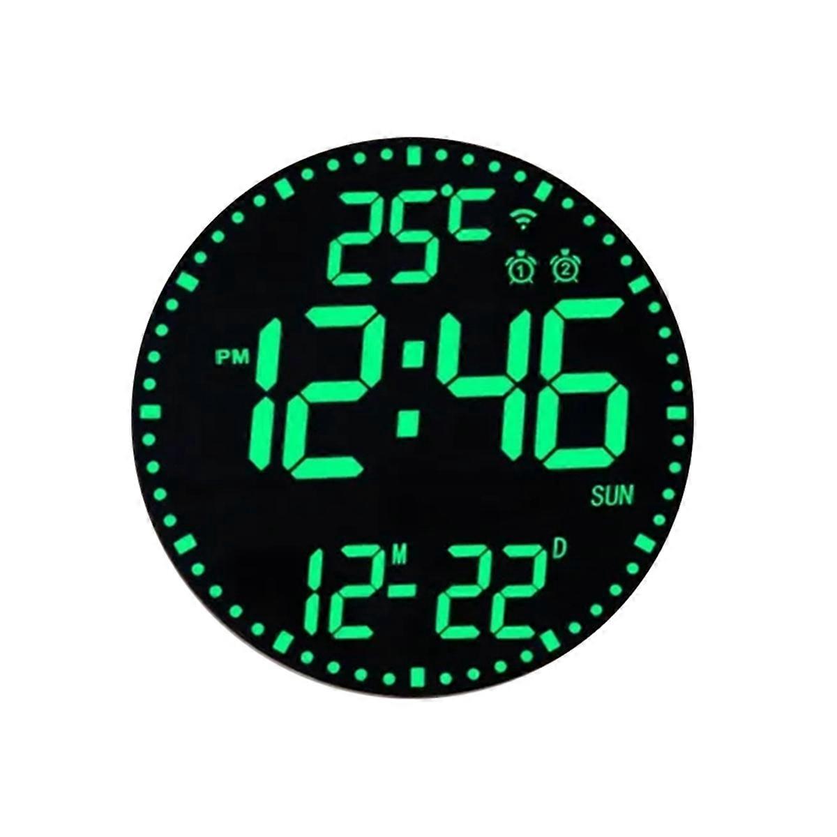 Digital Electronic Clock Calendar Wall Clock A