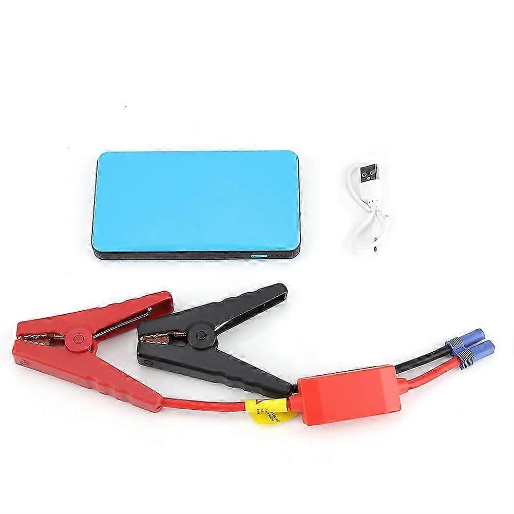 Portable 12V Car Jump Starter Engine Battery Charger Power Bank for Gasoline Engine 3.0L Blue