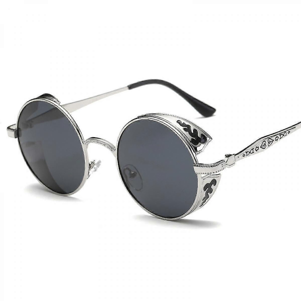 Punk Steam Round Women's Polarized Sunglasses